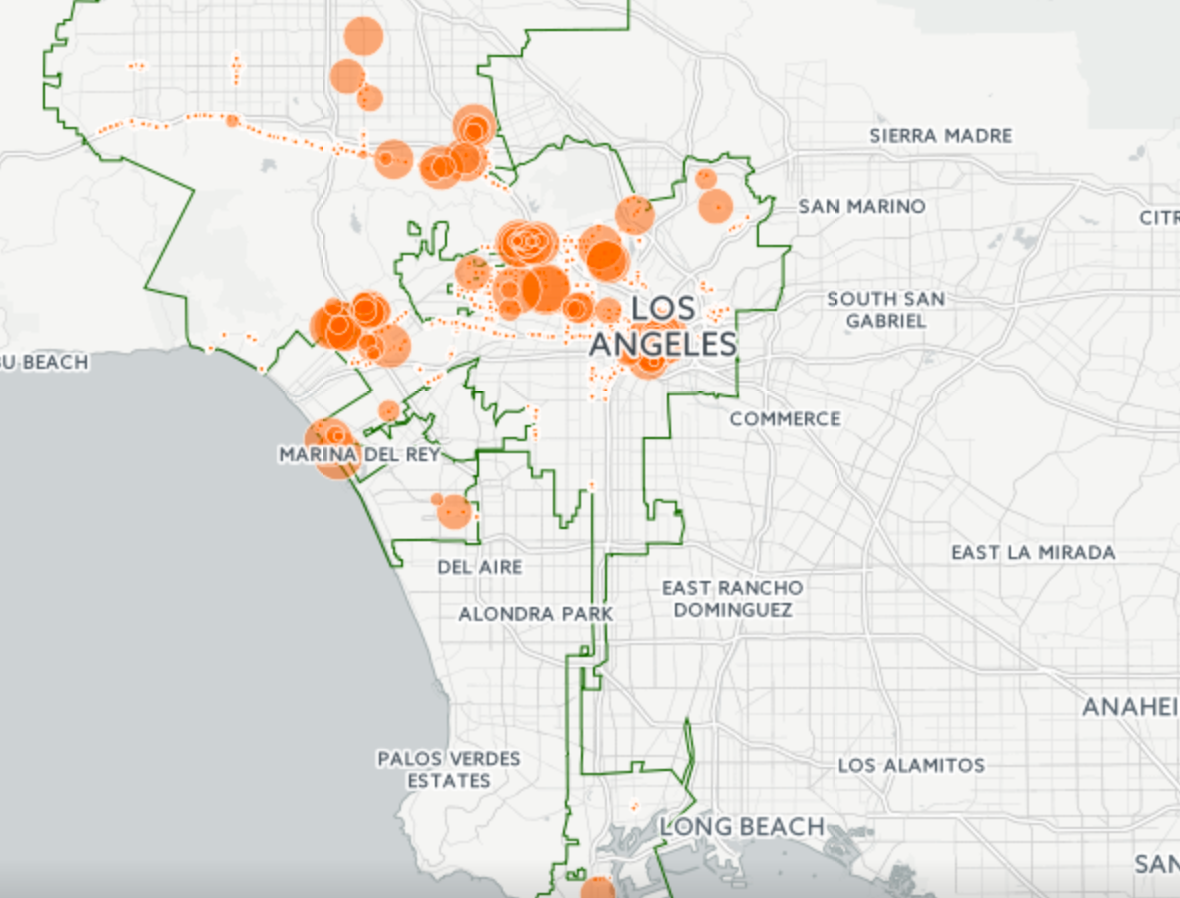 Parking ticket hot-spots